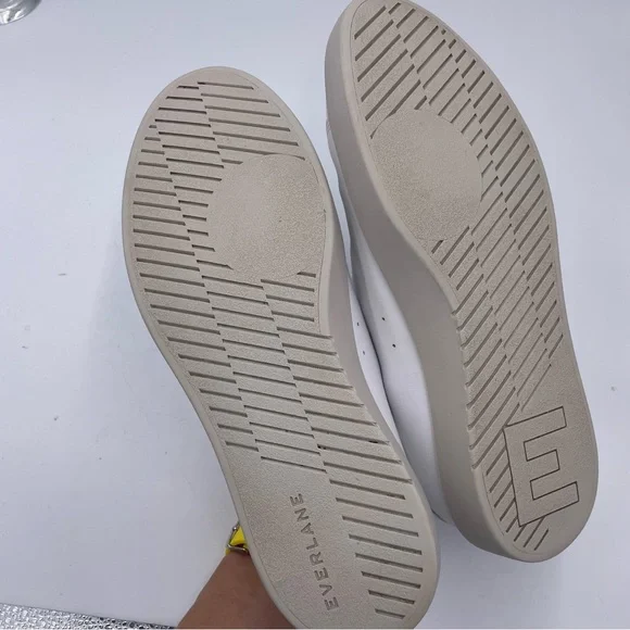 Everlane White ReLeather Tennis Sneaker in‎ Size 11 - Picture 10 of 13
